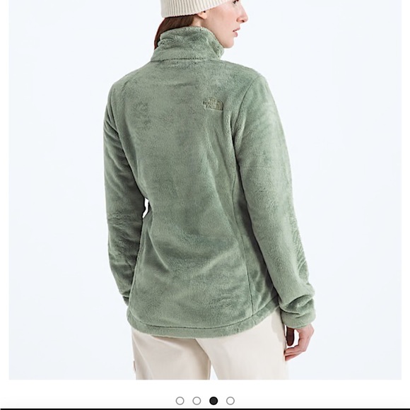 The North Face Women’s Osito Jacket fleece full zip in green slate moss 3x - Picture 3 of 13
